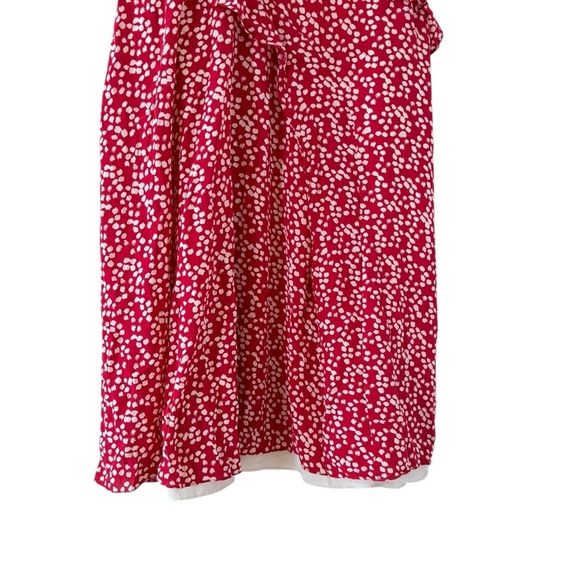 Saloni AGNES KNOT PRINT SILK CREPE DE CHINE DRESS - Picture 10 of 10